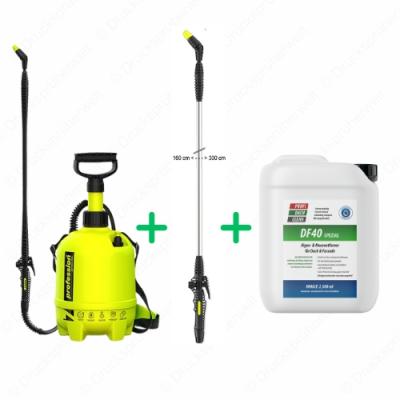 dc042 Drucksprüher Profidachclean Spar Bundle mit 3m Lanze + Profidachclean