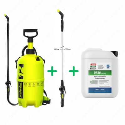 dc044 Drucksprüher Profidachclean Spar Bundle mit 3m Lanze + Profidachclean