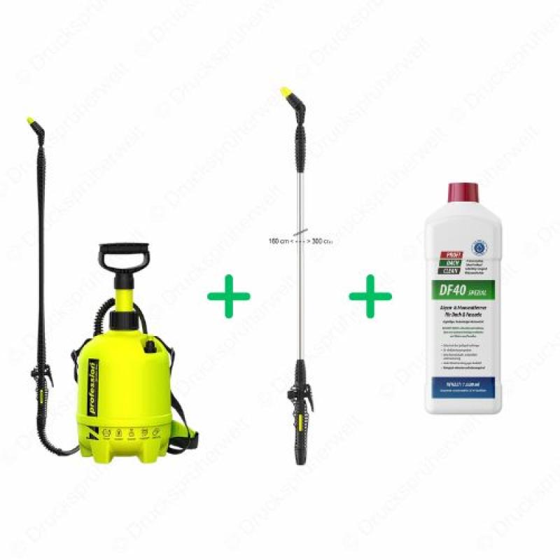 dc002 Drucksprüher Profidachclean Spar Bundle mit 3m Lanze + Profidachclean