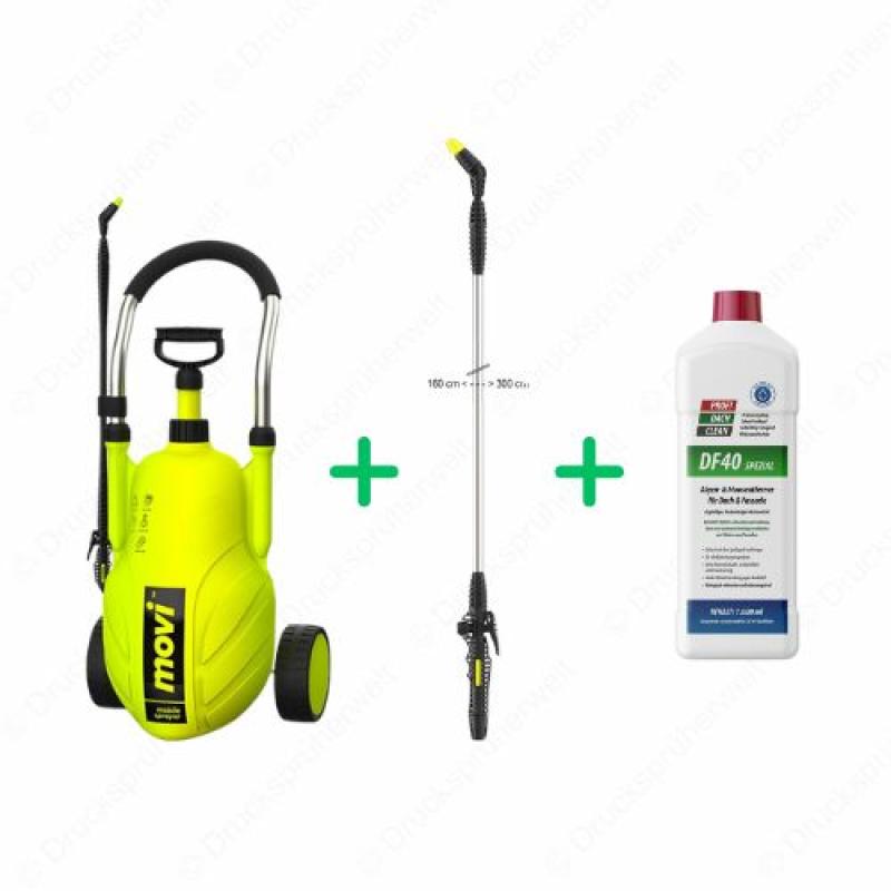 dc005 Drucksprüher Profidachclean Spar Bundle mit 3m Lanze + Profidachclean