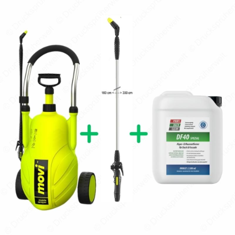 dc045 Drucksprüher Profidachclean Spar Bundle mit 3m Lanze + Profidachclean